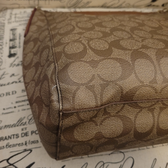 Coach Celeste Convertible Hobo In Signature Coated Canvas - Picture 11 of 16